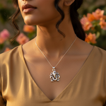 Load image into Gallery viewer, 925 Silver Ganesha Pendant | Indian Religious Jewelry Gift