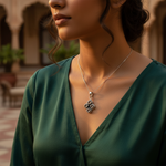 Load image into Gallery viewer, 925 Silver Gemstone Pendant for Women | Daily Wear Jewelry