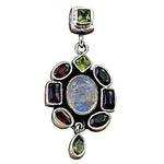 Load image into Gallery viewer, 925 Silver Gemstone Pendant Necklace for Women | Gift Jewelry