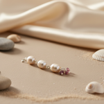 Load image into Gallery viewer, Silver Pearl & Pink Tourmaline Pendant | Women's Jewelry Gift