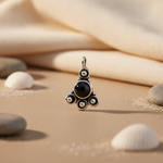 Load image into Gallery viewer, 925 Silver Black Gemstone Pendant for Women | Daily Wear Jewelry