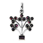 Load image into Gallery viewer, 925 Silver Garnet Pendant Necklace for Women | Daily Wear