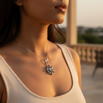 Load image into Gallery viewer, 925 Silver Gemstone Pendant for Women | Daily Wear Gift