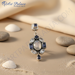 Load image into Gallery viewer, 925 Silver Multi-Gemstone Pendant Necklace | Women's Jewelry Gift