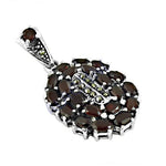 Load image into Gallery viewer, 925 Sterling Silver Garnet Pendant for Women | Gemstone Jewelry