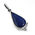 Load image into Gallery viewer, 925 Silver Lapis Lazuli Teardrop Pendant for Women | Gemstone Jewelry