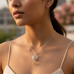 Load image into Gallery viewer, 925 Silver Peridot Pendant for Women | Gemstone Jewelry