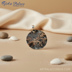 Load image into Gallery viewer, 925 Silver Embossed Pendant for Women | Daily Wear Jewelry