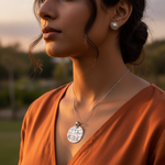 Load image into Gallery viewer, 925 Silver Embossed Pendant for Women | Daily Wear Jewelry