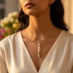 Load image into Gallery viewer, Silver Gemstone Pendant Necklace for Women | Healing Jewelry Gift