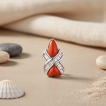 Load image into Gallery viewer, 925 Silver & Orange Gemstone Pendant for Women | Fashion Jewelry