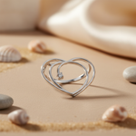 Load image into Gallery viewer, 925 Silver Heart Pendant with Diamond | Women's Gift
