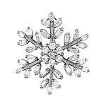 Load image into Gallery viewer, Silver Snowflake Pendant for Women | Crystal Jewelry