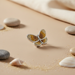 Load image into Gallery viewer, Silver Butterfly Brooch | Crystal Embellished | Gift for Her
