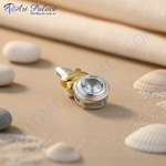 Load image into Gallery viewer, Silver Aquamarine Pendant for Women | Gemstone Jewelry Gift