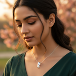 Load image into Gallery viewer, 925 Silver Cubic Zirconia Pendant for Women | Daily Wear