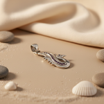 Load image into Gallery viewer, 925 Silver Dragon Pendant with Gemstones | Women's Jewelry Gift
