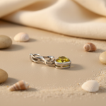 Load image into Gallery viewer, 925 Silver Heart-Shaped Yellow Gemstone Pendant for Women