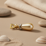Load image into Gallery viewer, gold plating Teardrop Pearl Pendant Necklace for Women | Daily Wear Gift