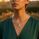 Load image into Gallery viewer, 925 Silver Pendant with CZ Stones for Women | Gift Jewelry