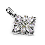 Load image into Gallery viewer, 925 Silver Flower Pendant for Women | Gemstone Jewelry Gift