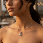 Load image into Gallery viewer, Silver Cubic Zirconia Pendant for Women | Modern Jewelry