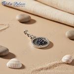 Load image into Gallery viewer, 925 Silver Sapphire Flower Pendant for Women | Gemstone Jewelry