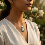 Load image into Gallery viewer, 925 Silver Gemstone Star Pendant for Women | Fine Jewelry