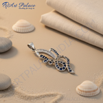 Load image into Gallery viewer, 925 Silver Sapphire Pendant | Women's Sapphire Jewelry Gift