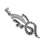 Load image into Gallery viewer, 925 Silver Sapphire Pendant | Women's Sapphire Jewelry Gift