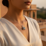 Load image into Gallery viewer, 925 Silver Cubic Zirconia Pendant for Women | Daily Wear Gift