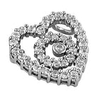 Load image into Gallery viewer, 925 Silver Diamond Heart Pendant for Women | Gift Jewelry
