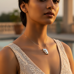 Load image into Gallery viewer, 925 Silver Diamond Pendant for Women | Modern Jewelry Gift