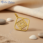 Load image into Gallery viewer, 22k Gold Filigree Pendant for Women | Yellow Gold Jewelry Gift