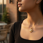 Load image into Gallery viewer, gold plating Pearl Heart Pendant for Women | Elegant Jewelry
