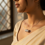 Load image into Gallery viewer, Silver Ruby Pendant for Women | Gemstone Jewelry Gift