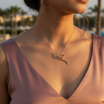 Load image into Gallery viewer, gold plating Diamond Pendant for Women | Modern Jewelry Gift