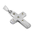 Load image into Gallery viewer, 925 Silver Cross Pendant with Gemstones for Women