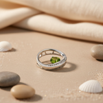 Load image into Gallery viewer, 925 Silver Peridot Pendant Necklace | Green Gemstone Jewelry