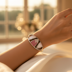 Load image into Gallery viewer, Silver Pink Crystal Accent Pendant for Women | Fashion Jewelry