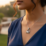 Load image into Gallery viewer, 925 Silver Crab Pendant Necklace | Animal Jewelry for Women