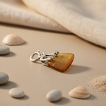 Load image into Gallery viewer, 925 Silver Amber Pendant for Women | Gemstone Jewelry