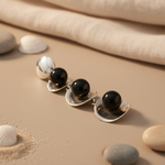 Load image into Gallery viewer, Silver Pearl Bracelet for Women | Black Pearl Jewelry Gift