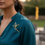 Load image into Gallery viewer, gold plating Crystal Dragonfly Brooch | Women's Fashion Jewelry