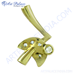 Load image into Gallery viewer, gold plating-plated brooch pin with sparkling rhinestones, a statement piece for women.