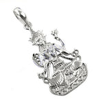 Load image into Gallery viewer, Silver Lord Shiva Pendant | Religious Jewelry for Men & Women