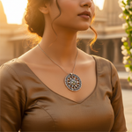Load image into Gallery viewer, 925 Silver Zodiac Pendant with Gemstone | Astrology Jewelry