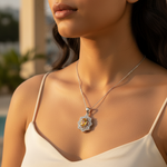 Load image into Gallery viewer, 925 Silver Yellow Gemstone Pendant for Women | Fine Jewelry Gift