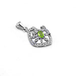 Load image into Gallery viewer, 925 Silver Peridot Pendant for Women | Gemstone Jewelry
