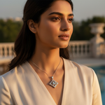 Load image into Gallery viewer, 925 Silver Blue Topaz Diamond Pendant for Women | Gift Jewelry